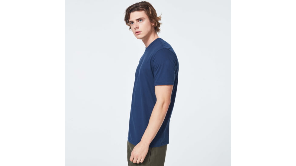 Oakley Logo Patch Short Sleeve Tee - Mens, Universal Blue, Small, FOA400605-6ZZ-S