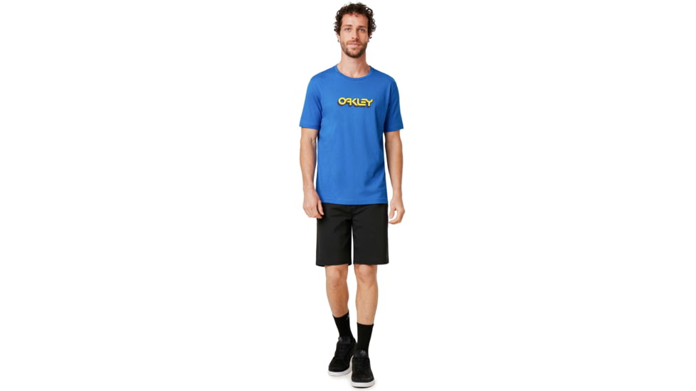 Oakley Logo Tridimensional Tee - Mens, Electric Shade, Extra Small, 457892-66X-XS