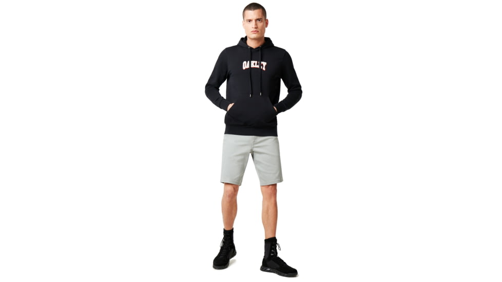 Oakley Lux Chenille Logo Hoodie - Mens, Blackout, Extra Large, 472478-02E-XL