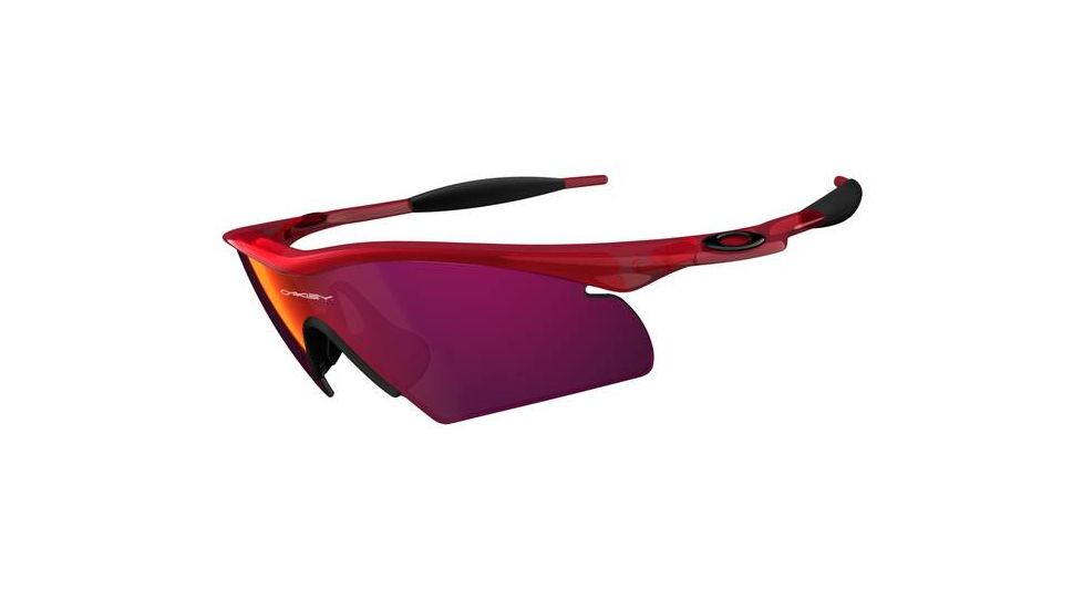 Oakley M-Frame Hybrid Rx Sunglasses w/ Sport Implant - Crystal Red Frame 