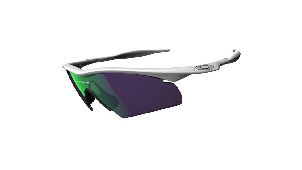 Oakley M-Frame Hybrid Rx Sunglasses w/ Sport Implant - Polished White Frame 