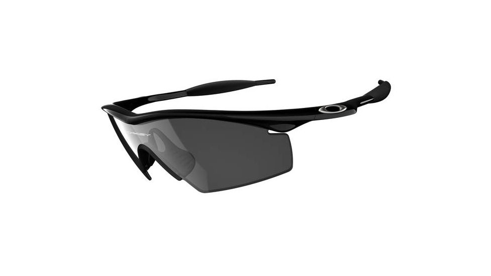 Oakley M-Frame Strike Rx Sunglasses w/ Sport Implant - Jet Black Frame 