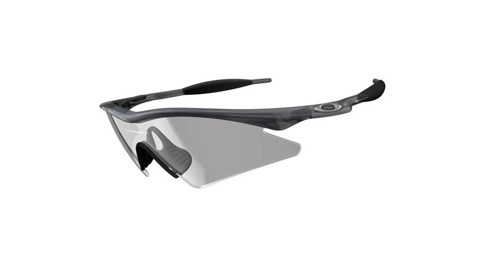 Oakley M-Frame Sweep Sunglasses - Crystal Blk Frame, Clear Blk Irid Photo Lens 09-194