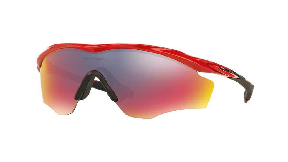 Oakley M2 FRAME XL OO9343 Single Vision Prescription Sunglasses OO9343-934306-45 - Lens Diameter 45 mm, Frame Color Redline