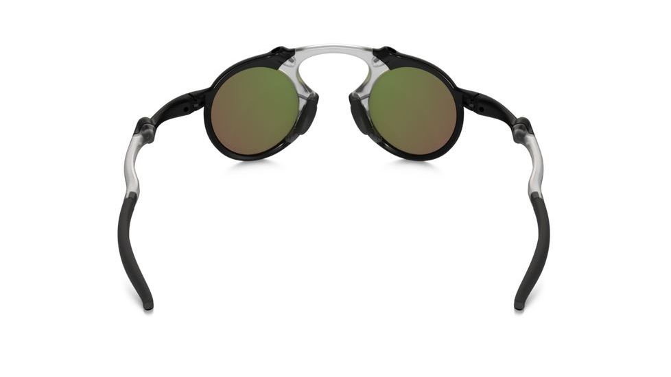 Oakley Madman Sunglasses Dark Carbon Frame, Ruby Iridium Polarized Lens-OO6019-04