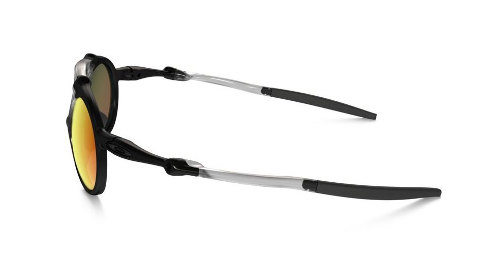 Oakley Madman Sunglasses Dark Carbon Frame, Ruby Iridium Polarized Lens-OO6019-04