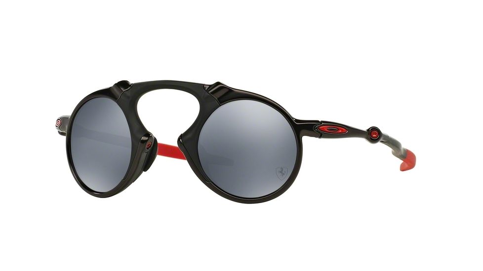 Oakley MADMAN OO6019 Single Vision Prescription Sunglasses OO6019-601906-41 - Lens Diameter 141 mm, Lens Diameter 41 mm, Frame Color Dark Carbon