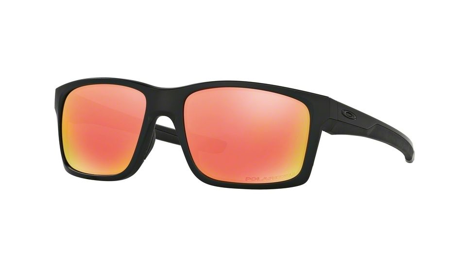 Oakley MAINLINK OO9264 Progressive Prescription Sunglasses OO9264-926407-57 - Lens Diameter 57 mm, Frame Color Matte Black