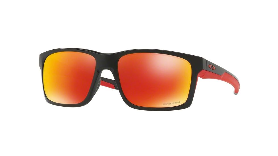 Oakley Mainlink OO9264 Progressive Prescription Sunglasses, 57mm, Polished Black, OO9264-926435-57-PRO