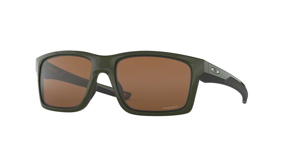 Oakley Mainlink OO9264 Progressive Prescription Sunglasses, 61mm, Military Green, OO9264-926444-61-PRO