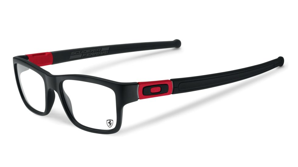 Oakley Marshal Mens Eyeglasses, Black/Ferrari Red Frame, 51mm OX8034-0951
