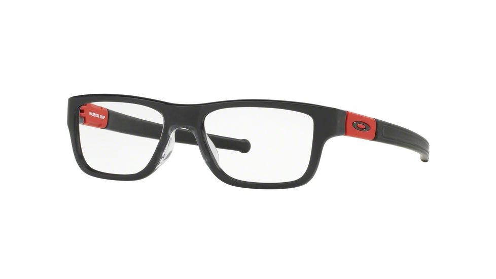 Oakley MARSHAL MNP OX8091 Progressive Prescription Eyeglasses 809103-55 - Polished Black Ink Frame