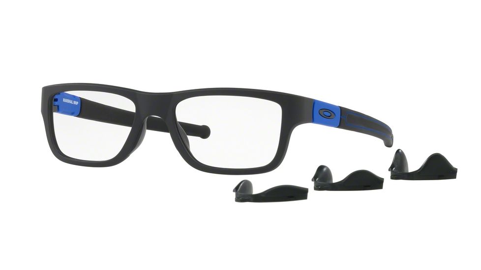 Oakley Marshal MNP OX8091 Progressive Prescription Eyeglasses 809105-53 - Satin Black Frame
