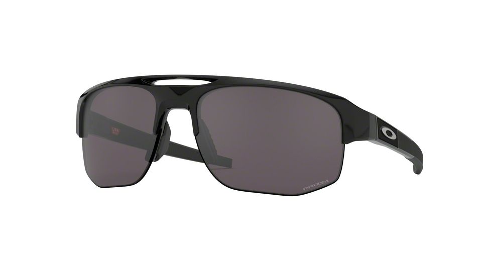 Oakley MERCENARY A OO9424F Progressive Prescription Sunglasses, 68mm, Polished Black, OO9424F-942401-68-PRO