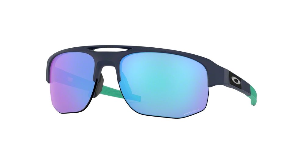 Oakley MERCENARY A OO9424F Progressive Prescription Sunglasses, 68mm, Matte Navy, OO9424F-942403-68-PRO