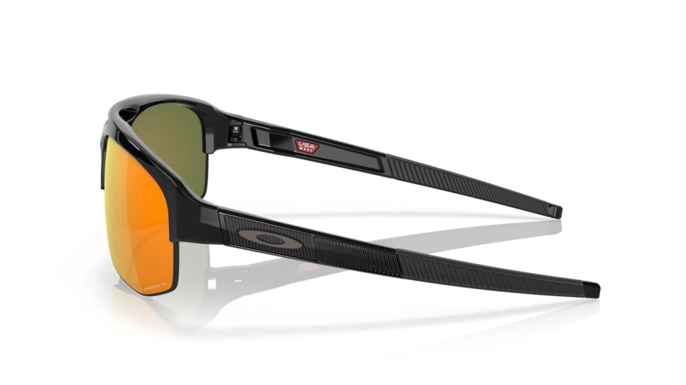 Oakley Mercenary Sunglasses, Black Frame, Prizm Ruby Iridium Polar Lens, 70mm, Polarized, OO9424-942417-70