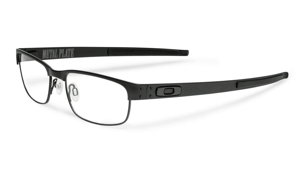 Oakley Metal Plate 53mm Pewter Eyeglass Frames w/ Blank Lenses OX5038-0253