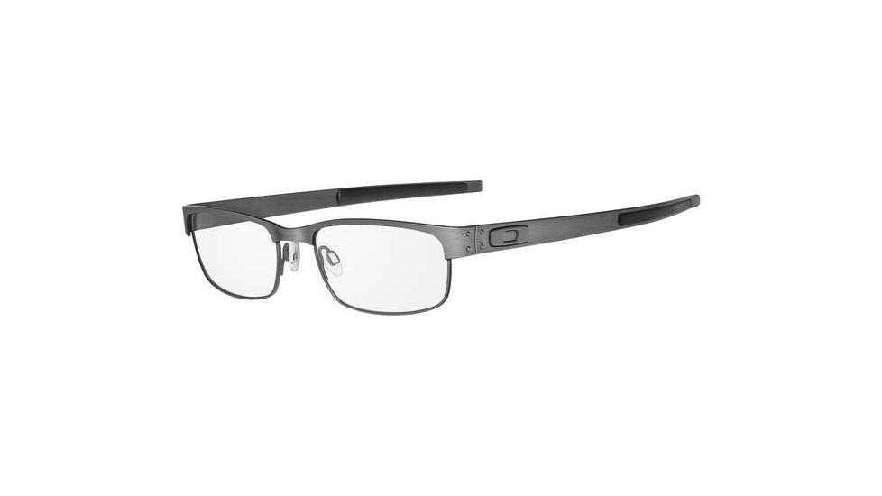 Oakley Metal Plate Eyeglasses, Brushed Chrome OX5038-0655