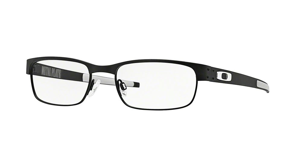 Oakley Metal Plate Eyeglasses Frame 503801-53 - Matte Black Frame