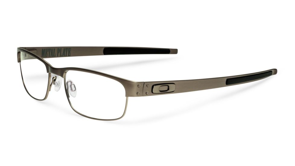 Oakley Metal Plate Eyeglasses Frame, Size 53 - Brushed Chrome 22-199