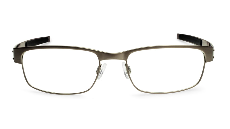 Oakley Metal Plate Eyeglasses Frame, Size 53 - Brushed Chrome 22-199