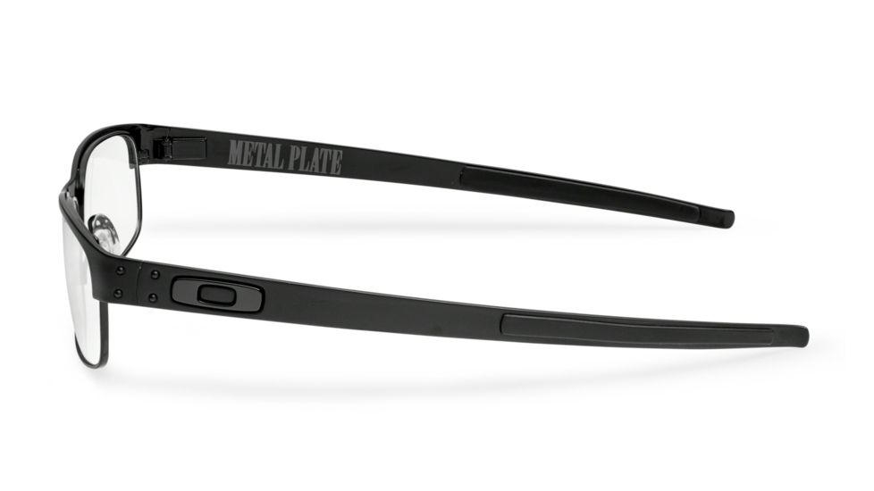 Oakley Metal Plate Eyeglasses, Matte Black OX5038-0555