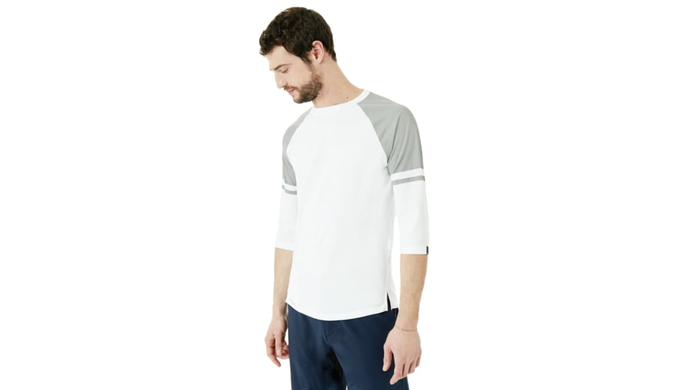 Oakley Method 3/4 Raglan - Mens, White, Extra Large 434022-100-XL