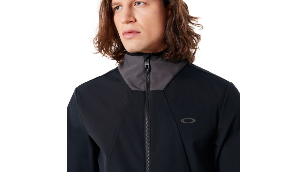 Oakley Midlayer Softshell Jacket - Mens, Blackout, Medium, 461620-02E-M