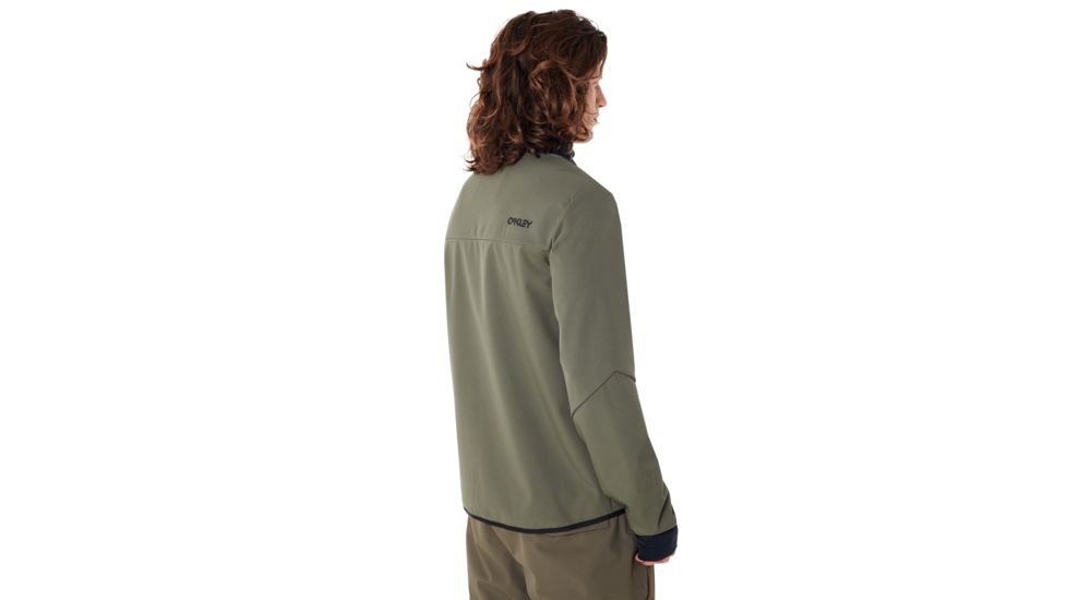 Oakley Midlayer Softshell Jacket - Mens, Dark Brush, Large, 461620-86V-L