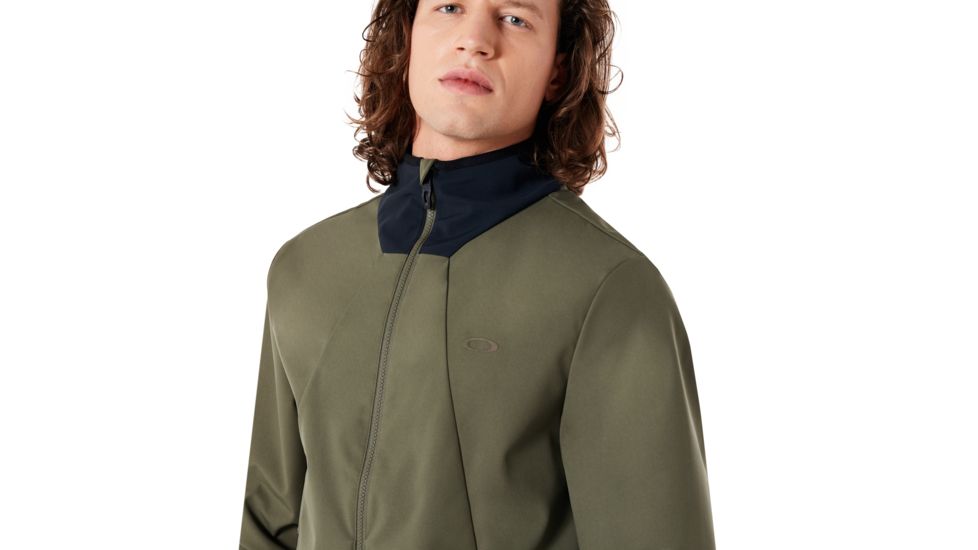 Oakley Midlayer Softshell Jacket - Mens, Dark Brush, Large, 461620-86V-L