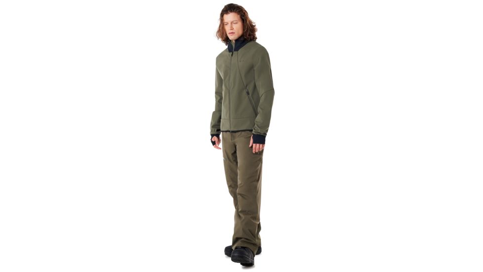 Oakley Midlayer Softshell Jacket - Mens, Dark Brush, Large, 461620-86V-L