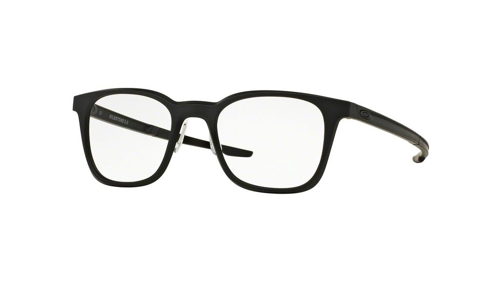 Oakley MILESTONE 3.0 OX8093 Eyeglass Frames 809301-49 - Satin Black Frame