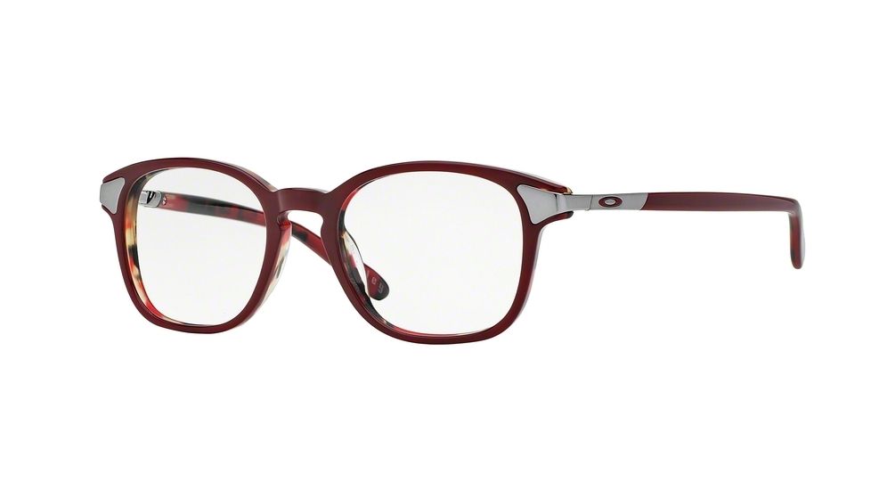 Oakley MISLEAD OX1107 Progressive Prescription Eyeglasses 110705-48 - Red Mosaic Frame