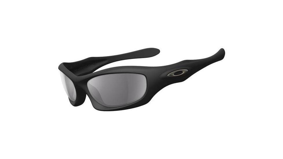 Oakley Monster Dog Matte Black Frame w/ Grey Lenses Men's Sunglasses 05-015