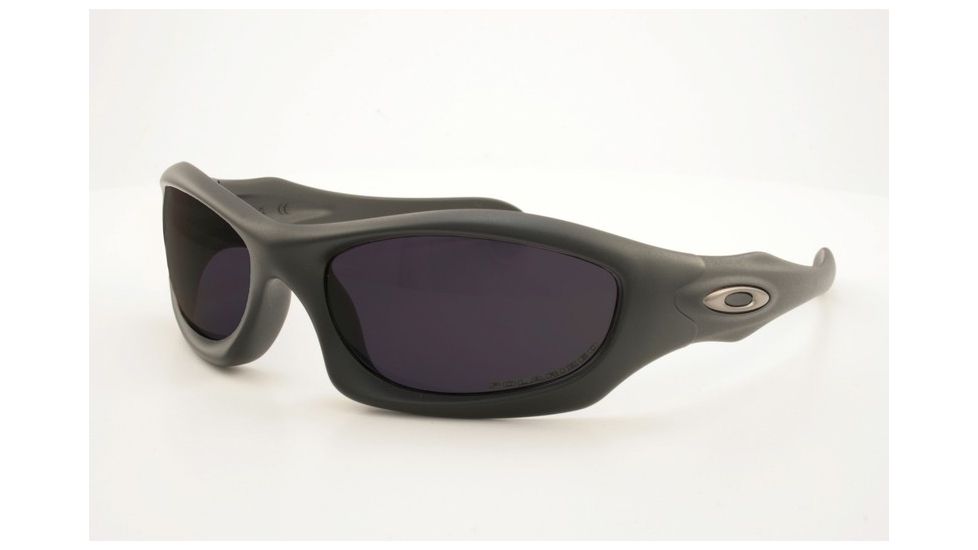 Oakley Monster Dog Sunglasses, Matte Black Frame, Polarized Grey Lens 12-838