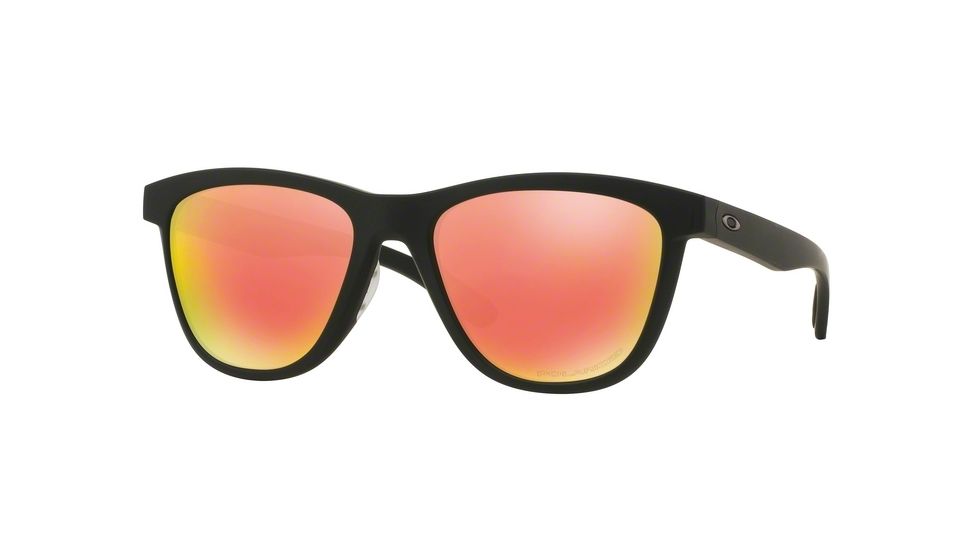 Oakley MOONLIGHTER OO9320 Progressive Prescription Sunglasses OO9320-932013-53 - Lens Diameter 53 mm, Frame Color Matte Black