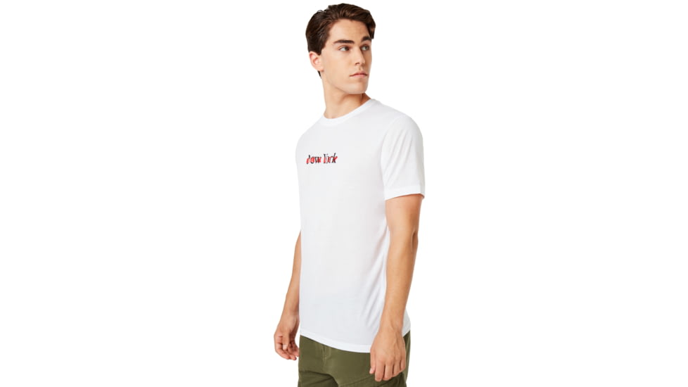 Oakley New York Short Sleeve Tee - Mens, White, XXL, 457788-100-XXL