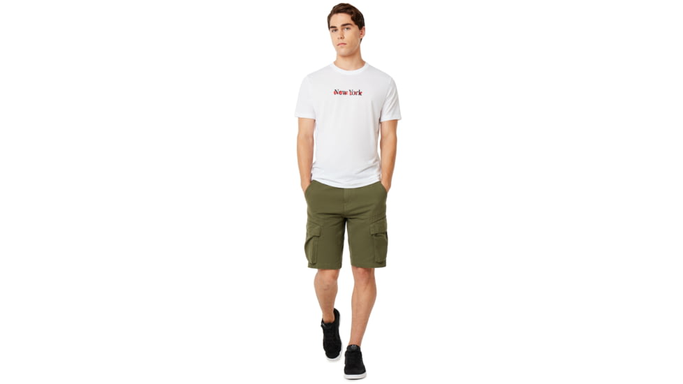 Oakley New York Short Sleeve Tee - Mens, White, XXL, 457788-100-XXL