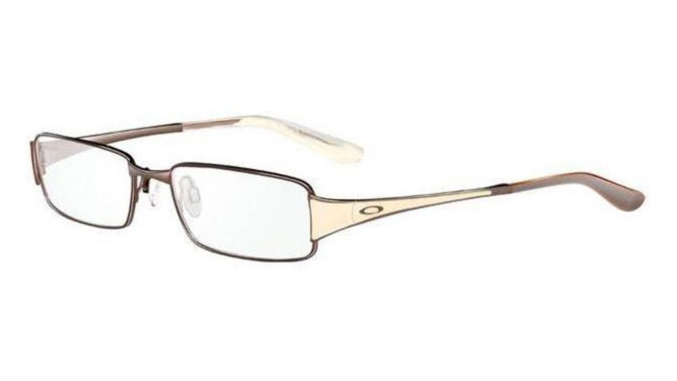 Oakley Noteworthy 50mm Polished Chocolate Progressive Vision Prescription Eyeglasses OX3094-0450