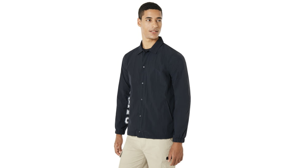 Oakley Nylon Icon Coach Jacket - Mens, Blackout, Extra Large 412566-02E-XL