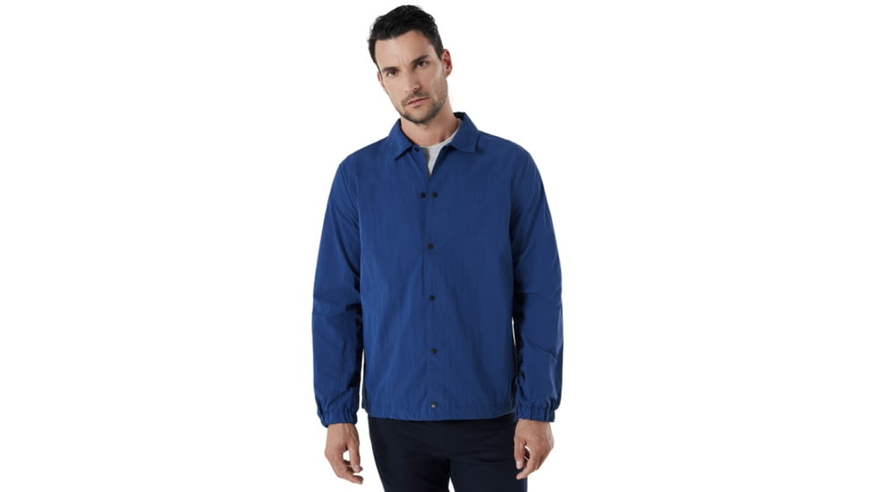 Oakley Nylon Icon Coach Jacket - Mens, Dark Blue, Medium, 412566-609-M