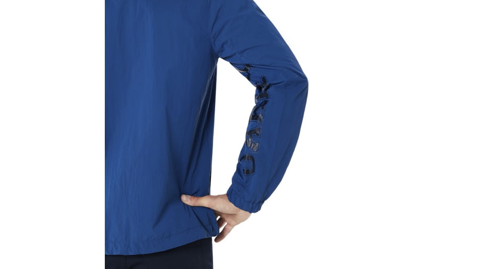 Oakley Nylon Icon Coach Jacket - Mens, Dark Blue, Medium, 412566-609-M