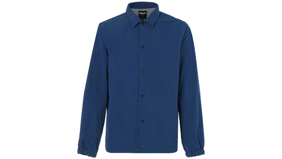 Oakley Nylon Icon Coach Jacket - Mens, Dark Blue, Medium, 412566-609-M