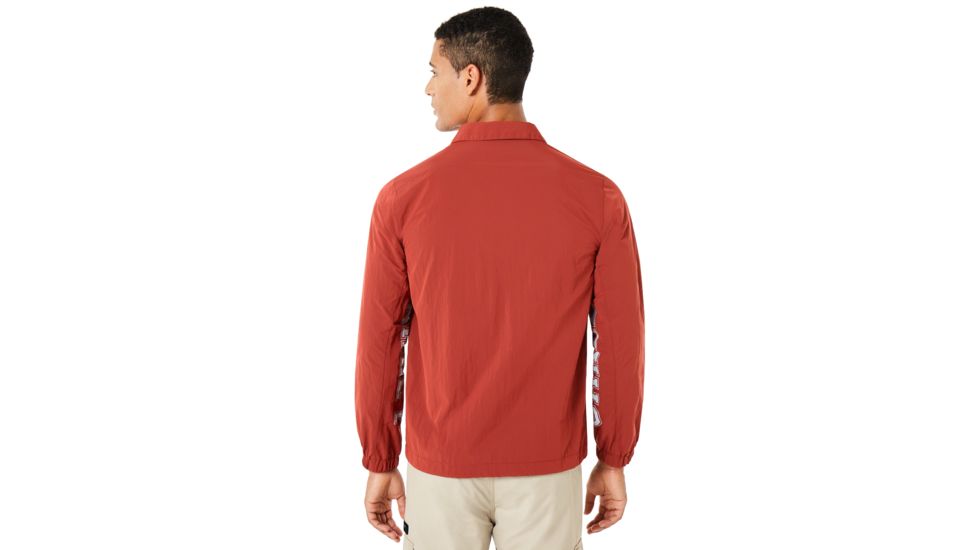 Oakley Nylon Icon Coach Jacket - Mens, Iron Red, 2XL, 412566-80U-XXL