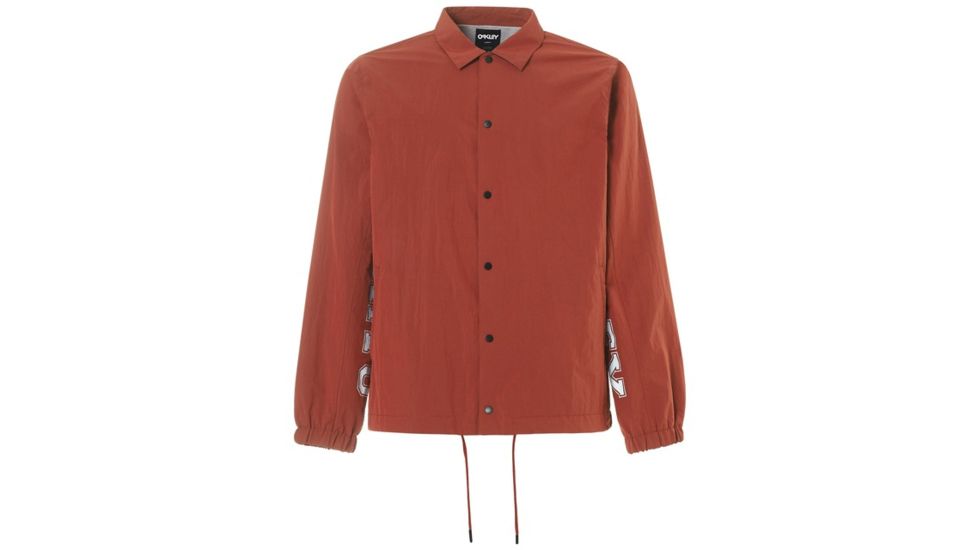 Oakley Nylon Icon Coach Jacket - Mens, Iron Red, Medium, 412566-80U-M