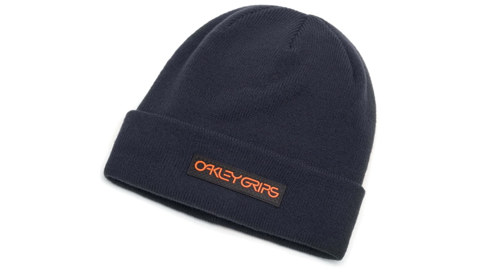 Oakley O-Grip Patch Beanie - Mens, Foggy Blue, One Size, FOS900123-6FB-U