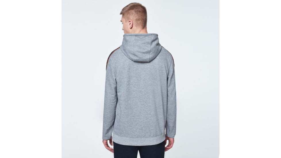 Oakley O-Grip Tape Hooded Fleece - Mens, Athletic Heather Grey, Extra Large, FOA400574-24G-XL