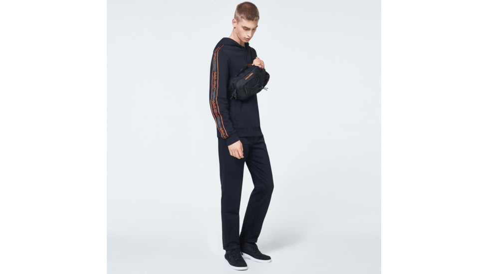 Oakley O-Grip Tape Hooded Fleece - Mens, Blackout, Extra Large, FOA400574-02E-XL