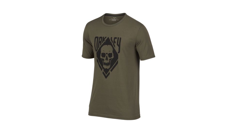 Oakley O-Oakley Skull Tee - Men's, Dark Brush, Large, 456500-86V-L