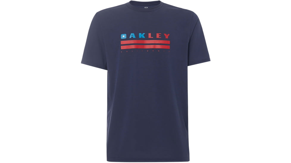 Oakley Oakley California Tee - Mens, Foggy Blue, Large, 457551-6FB-L